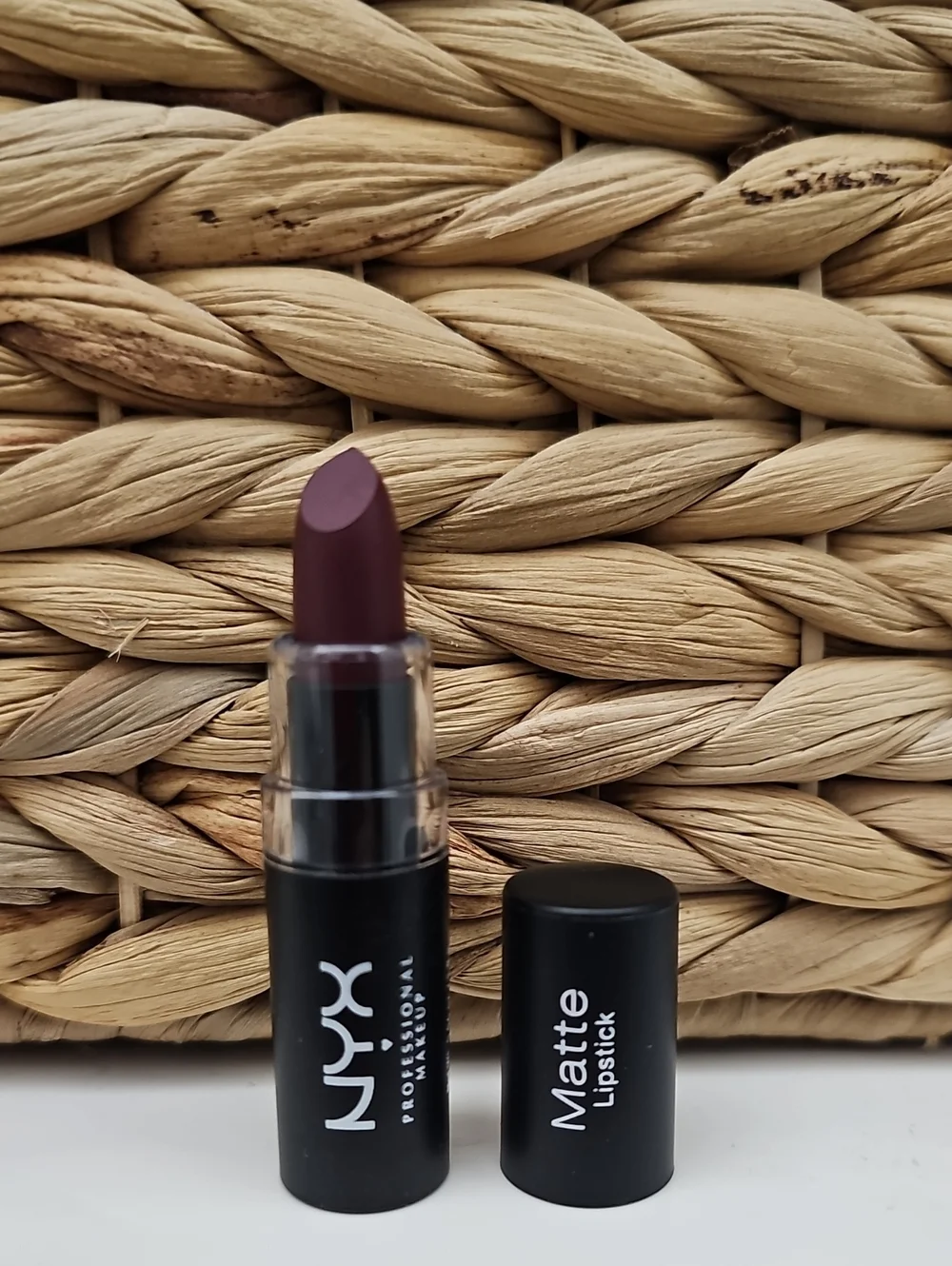 NYX Matte Lipstick — Deep Plum Mauve